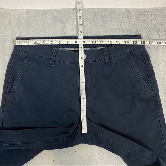 Bonobos Boot Fit Washed Chinos Size 31x30 100% Cotton Dark Blue - Picture 9 of 11